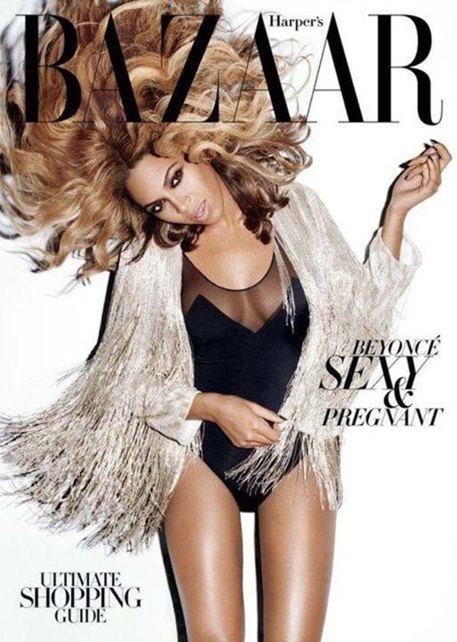 A revista Harper's Bazaar deu a Beyoncé um proeminente espaço entre as coxas, quando a cantora é conhecida pelas suas curvas (edição de novembro de 2011).
