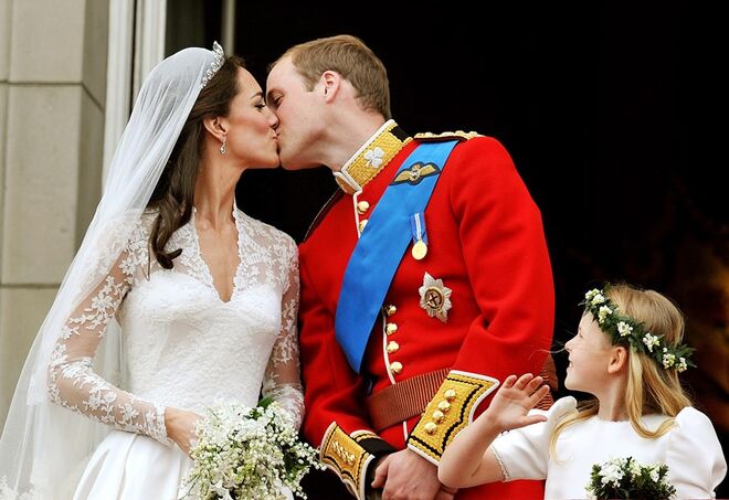 O casamento de William e Kate a 29 de abril de 2011 foi visto por milhões de pessoas em todo o mundo