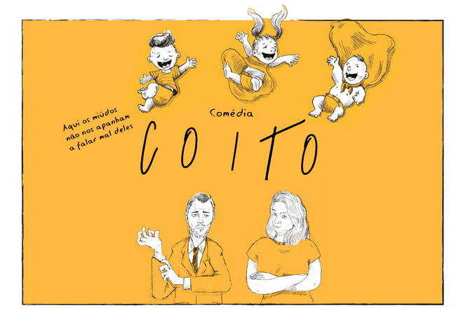 Ir ao espectáculo de comédia Coito