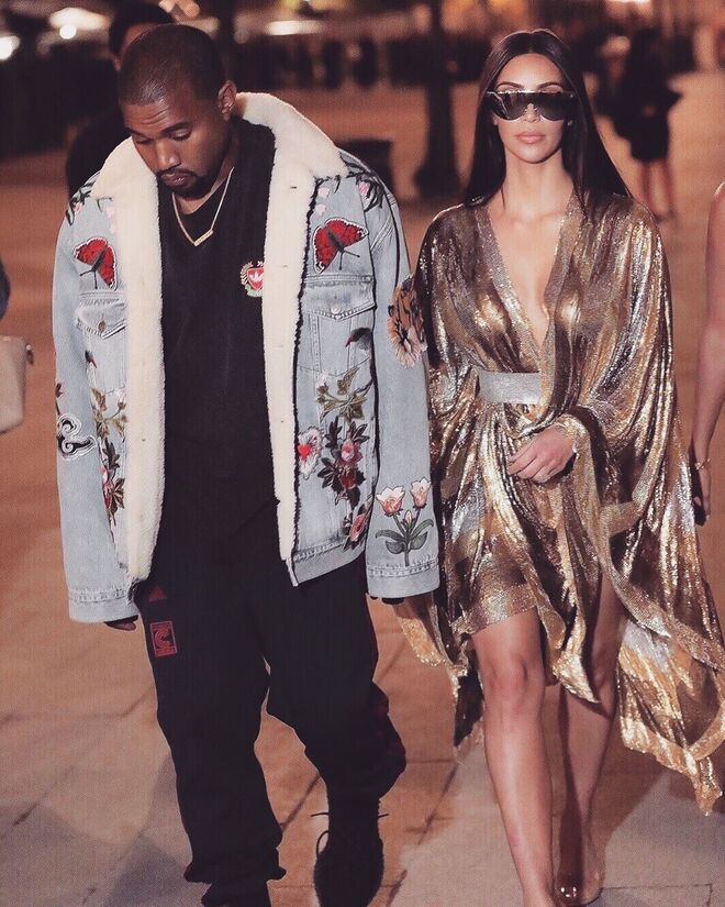 Kanye West e Kim Kardashian-West