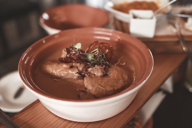 Moamba de ginguba do Restaurante Espelho d’Água