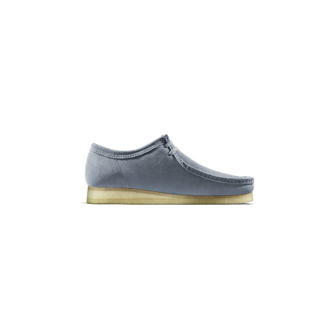 Wallabee Pale Blue, €160, Clarks