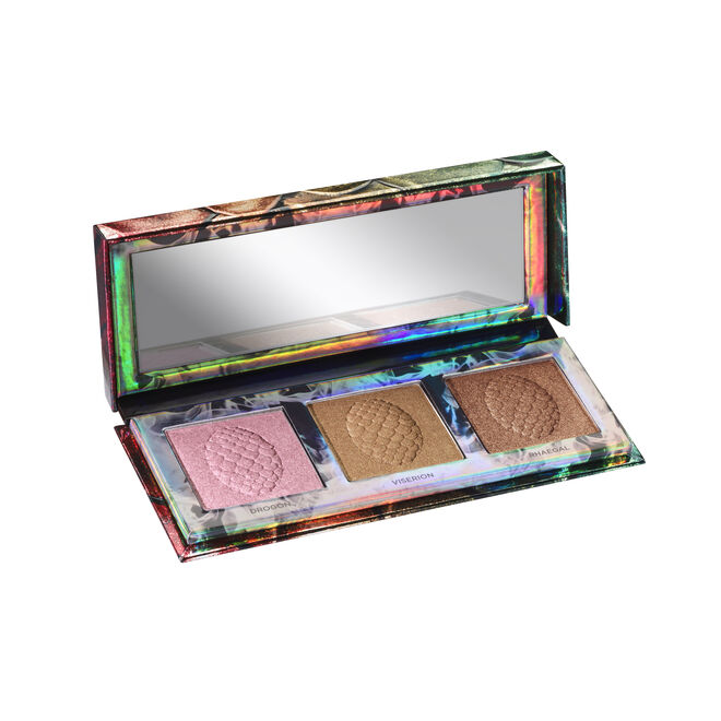 Urban Decay x Guerra dos Tronos paleta de iluminadores Mother of Dragons, €36, Urban Decay, na Sephora