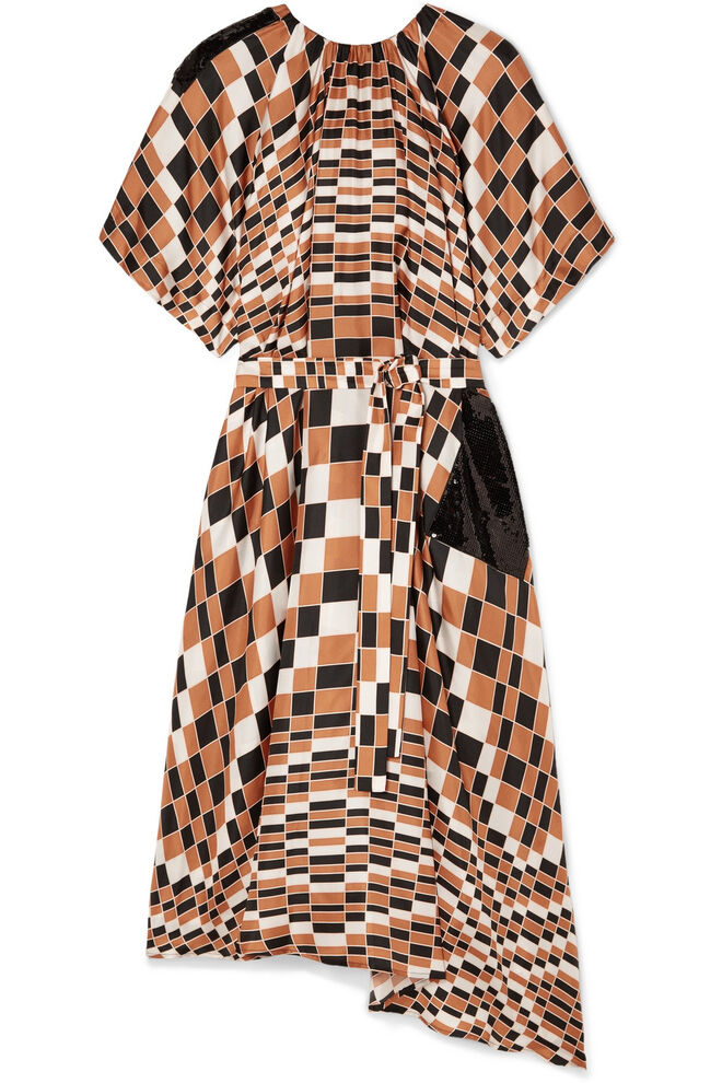 Vestido, €1395, Christopher Kane, em www.net-a-porter.com