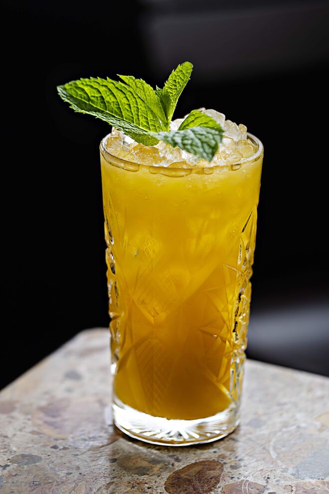 Saborear os novos cocktails da pizzaria ZeroZero: cocktail Capri