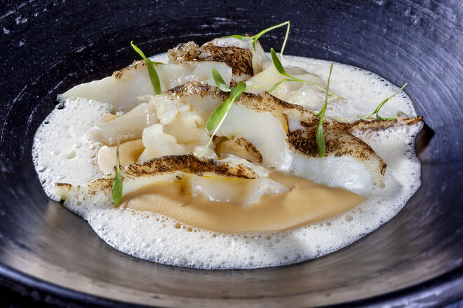 Feijoada de tripas de bacalhau 