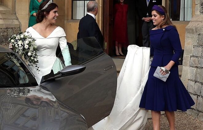 A princesa Eugenie e a princesa Beatrice