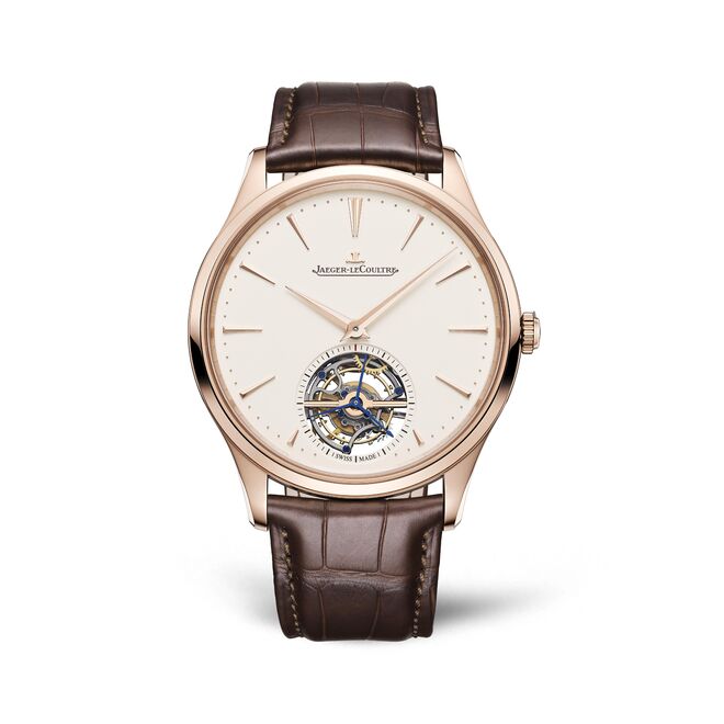 Relógio Master Ultra Thin Tourbillon em ouro rosa, €73000, Jaeger Le Coultre
