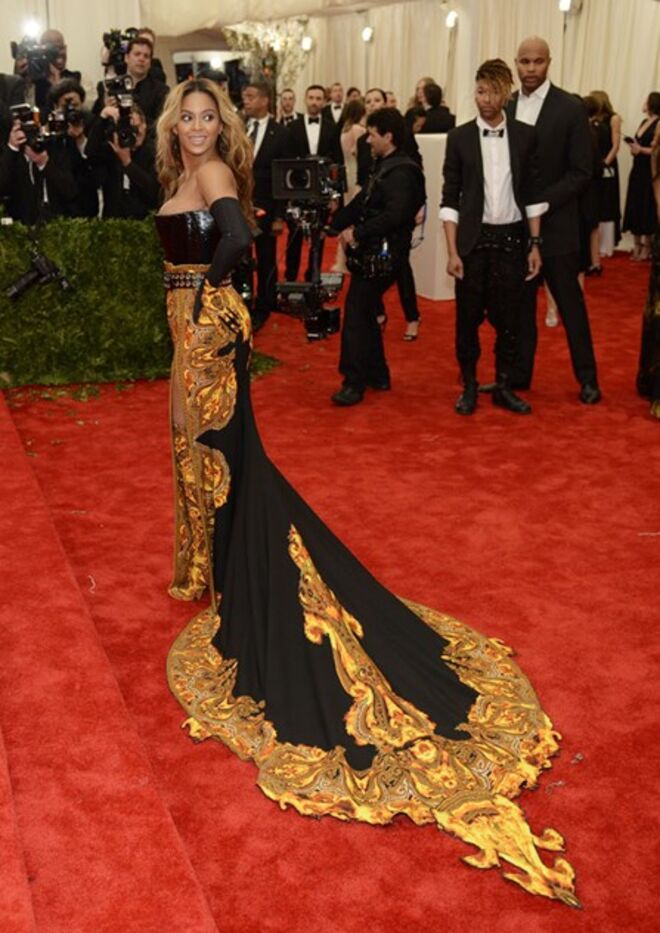 Beyoncé em Givenchy, no Met Gala 2013