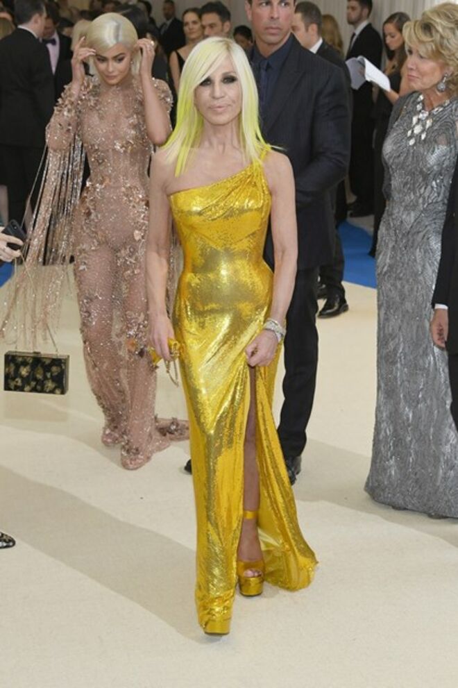 Donatella Versace no Met Gala 2017