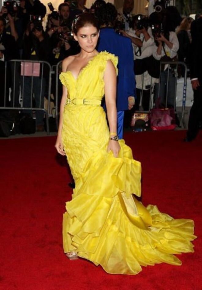 Kate Mara, em Zac Posen, 2008