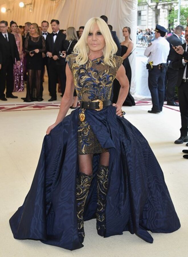 Donatella Versace no Met Gala 2018