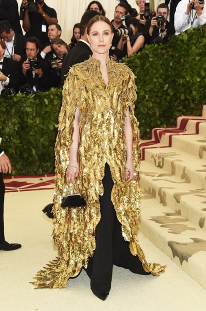 Evan Rachel Wood em Altuzarra no Met Gala 2018