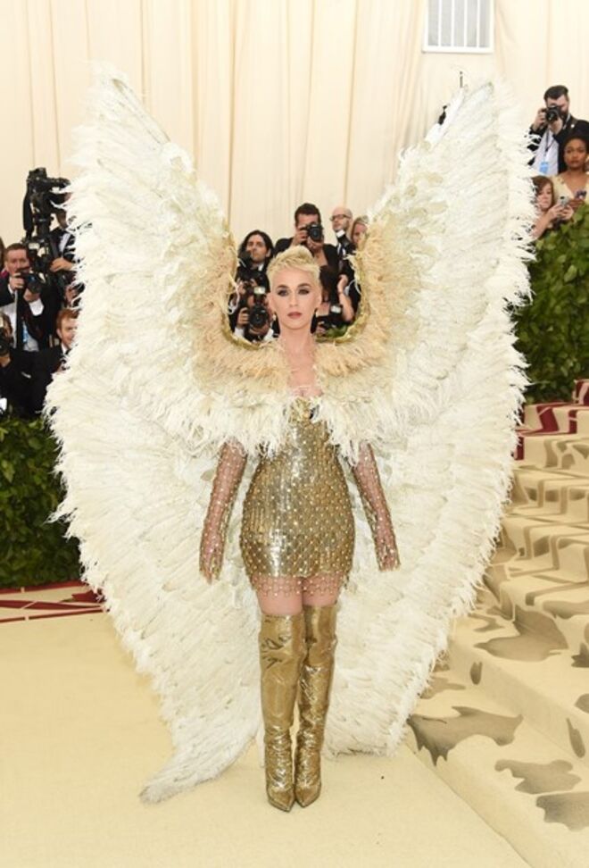 Katy Perry em Versace no Met Gala 2018