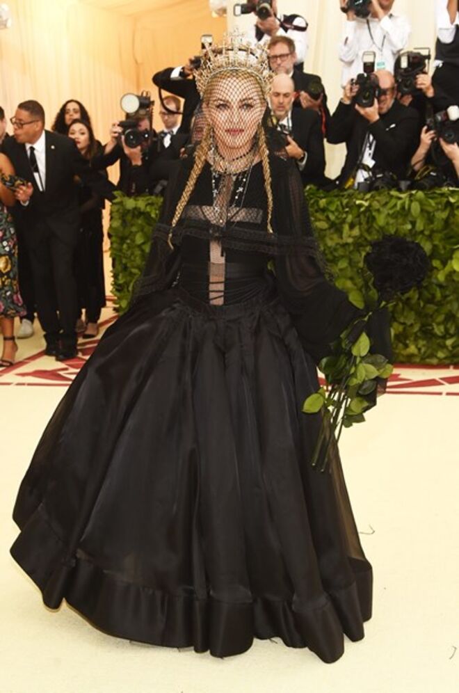 Madonna em Jean Paul Gaultier no Met Gala 2018