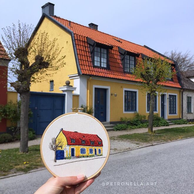 Um bordado da Suécia