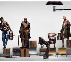 Gigi Hadid multiplica-se para a Burberry 