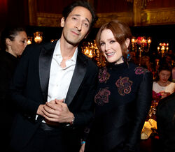 Julianne Moore e Elle Fanning na festa da Chopard em Cannes