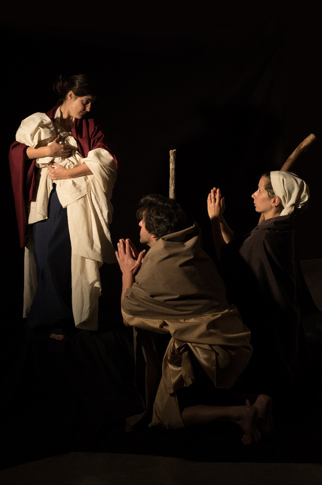 Assistir à instalação “Quadros Vivos de Caravaggio”