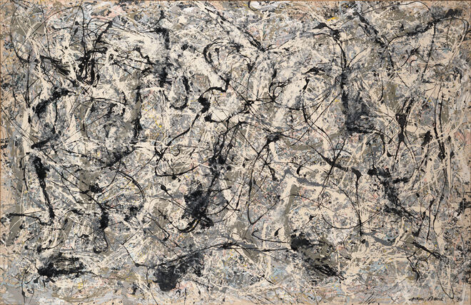 Number 28, Jackson Pollock, 1950.