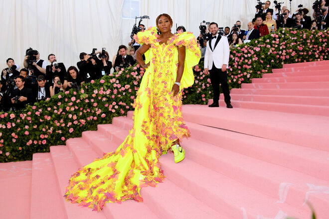Serena Williams em Versace 