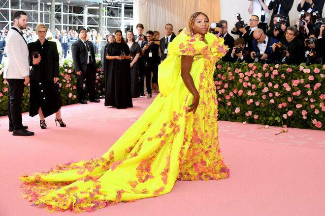 Serena Williams em Versace