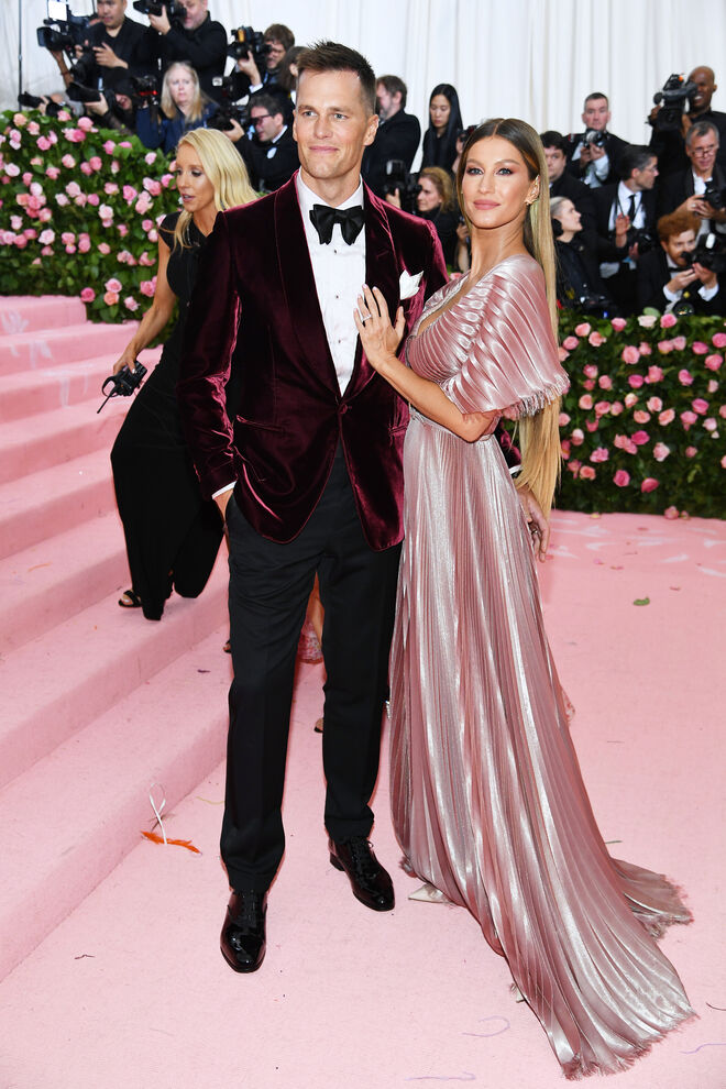 Tom Brady e Gisele Bündchen em Dior