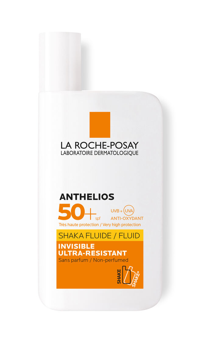 Anthelios Shaka Fluído, €19,26, La Roche-Posay, nas farmácias e parafarmácias