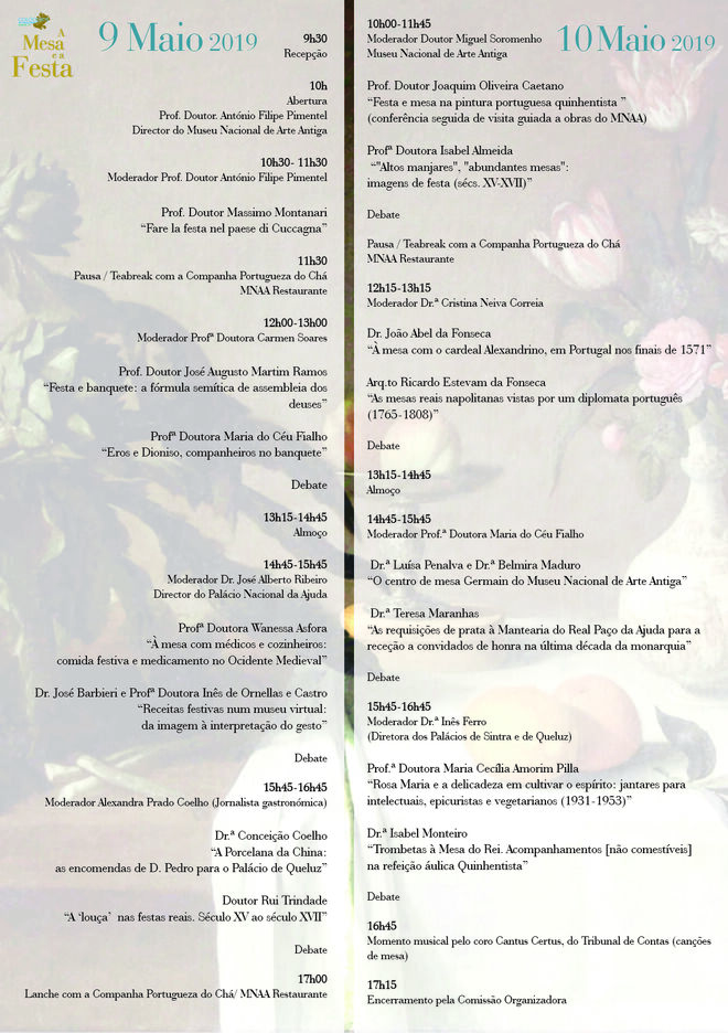 Programa do Colóquio