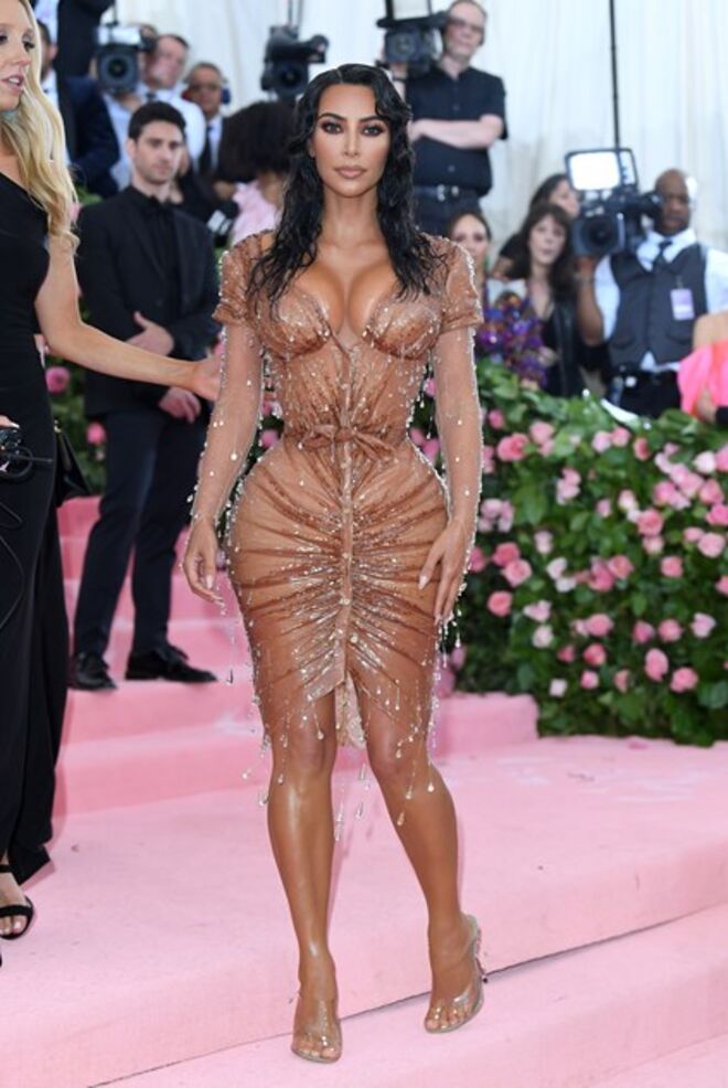 Kim Kardashian West em Mugler na Met Gala 2019