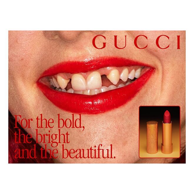 Campanha de maquilhagem da Gucci