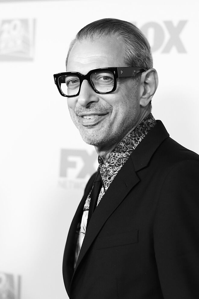 Jeff Goldblum é um dos homens que revelam que a elegância não é um exclusivo feminino