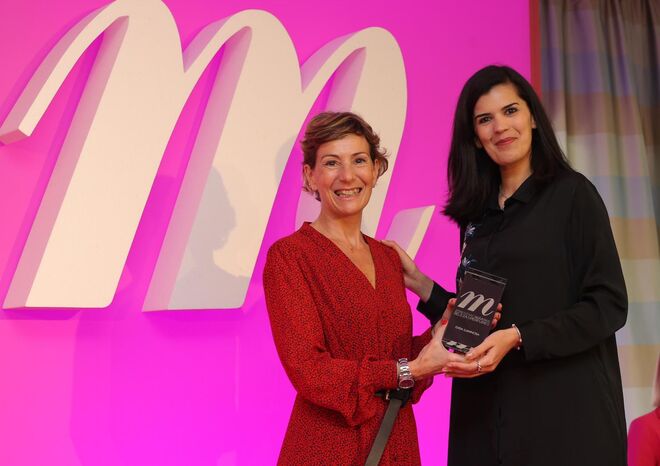 Isabel Rodrigues, Directora Geral de Marketing e Digital da Cofina Media, e Joana Martins, Brand Editor Lush