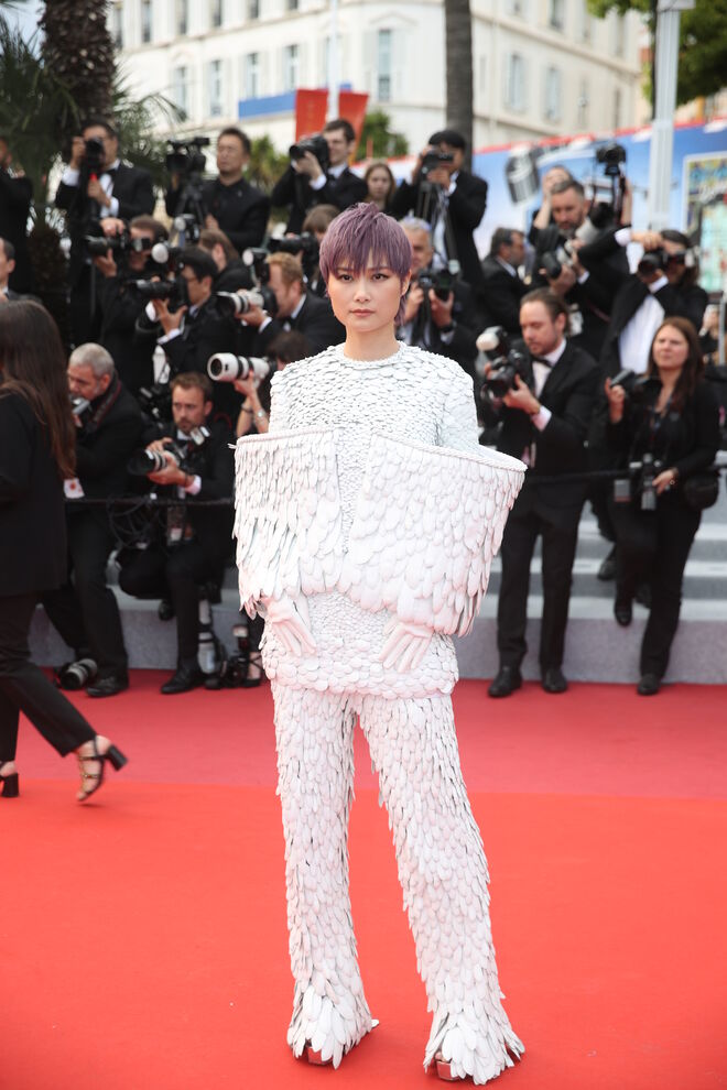 Li Yuchun em Balmain Haute Couture