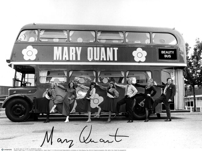 O autocarro Mary Quant Beauty, 1971.