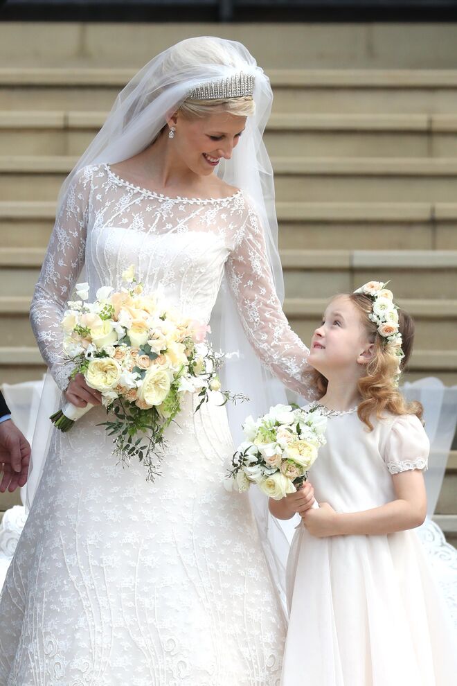 Lady Gabriella Windsor e um daminha