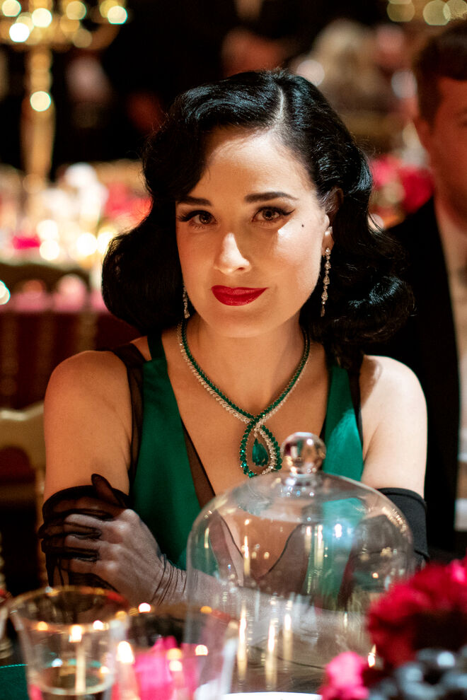 Dita von Teese na festa Chopard LOVE