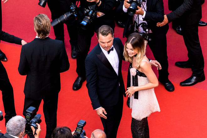 Margot Robbie e Brad Pitt