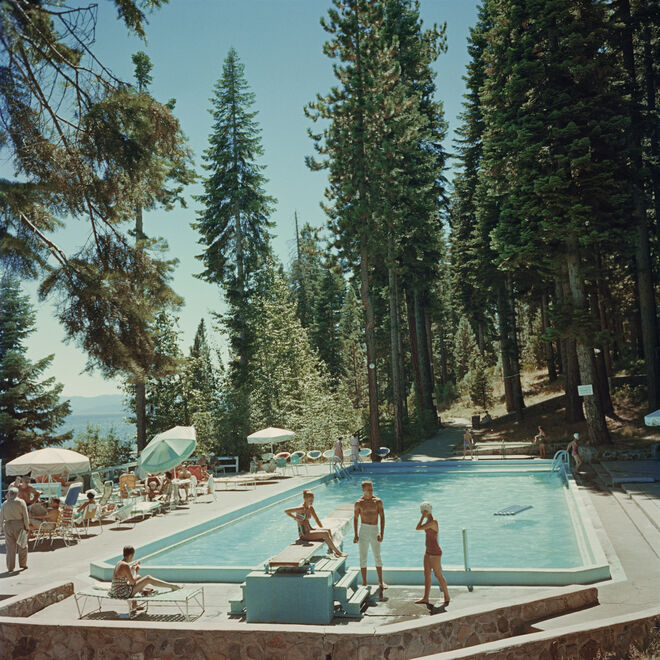 Piscina no Lago Tahoe, California, 1959 