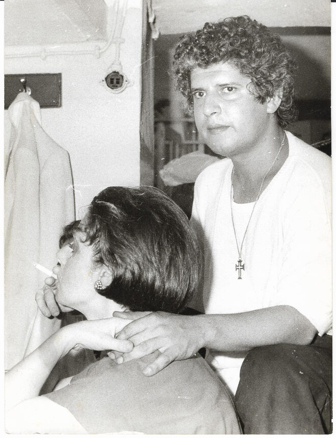 "Com José Ralha, em 1983"