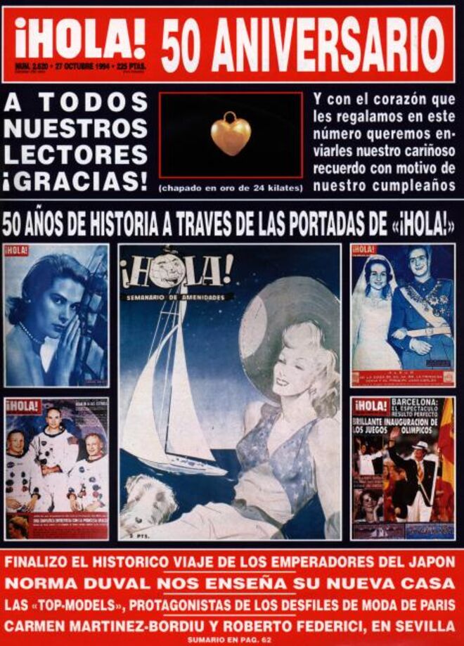 A capa que celebrou meio século de publicação. 