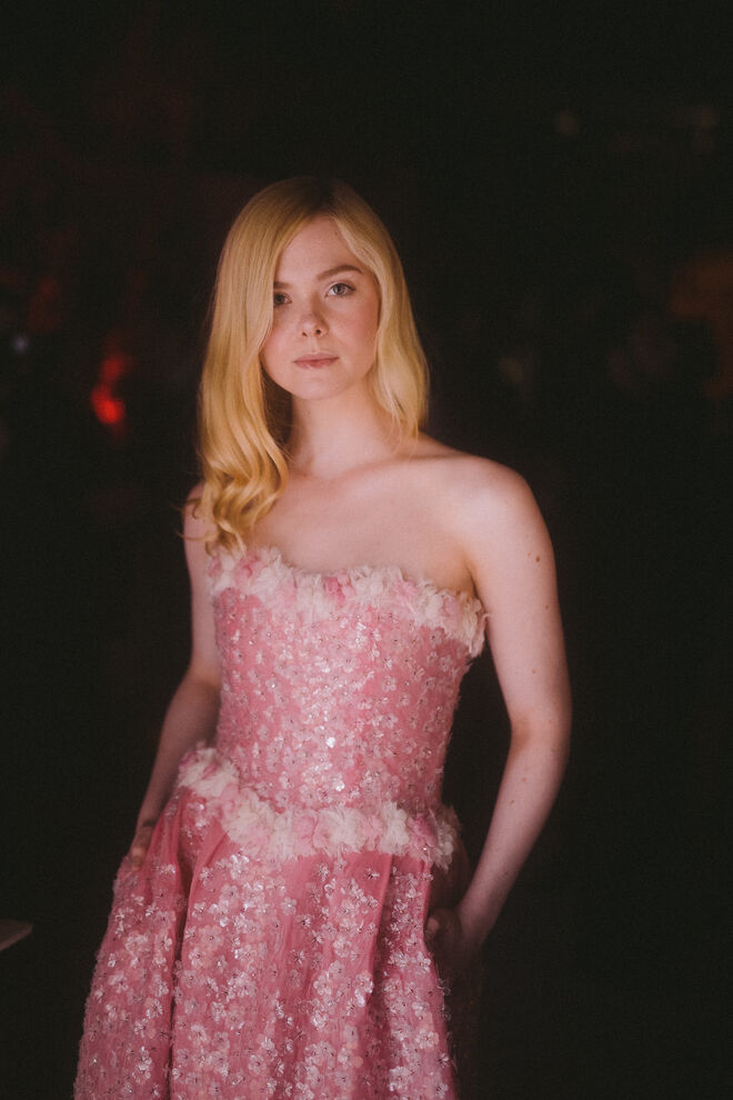 Elle Fanning em Chanel 