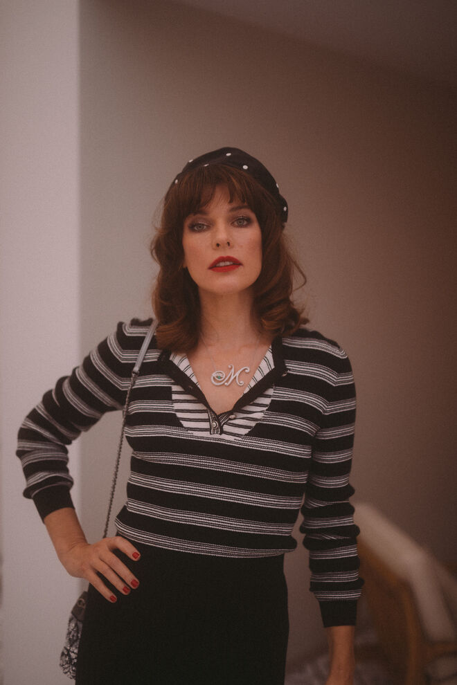Milla Jovovich em Chanel 