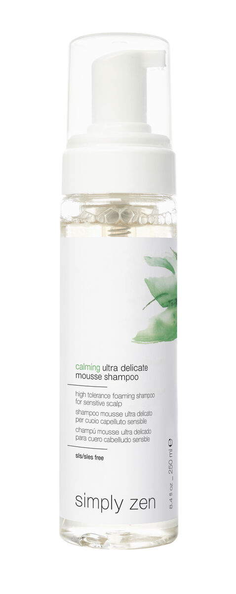 Calming ultra delicate mousse shampoo, €18.90, Simply Zen