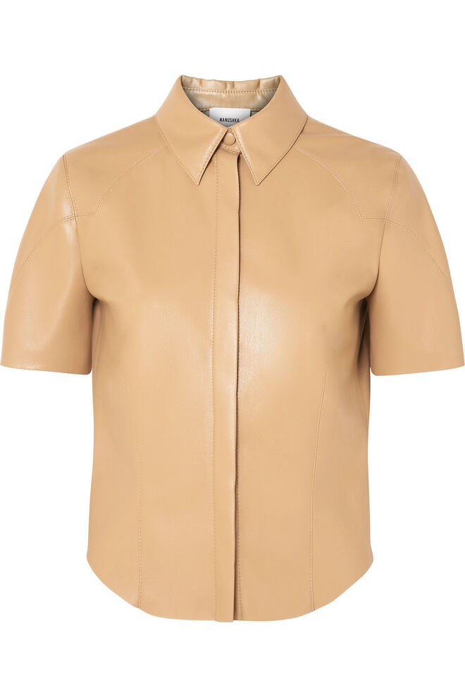Camisa, €285, Nanushka, em net-a-porter.com 