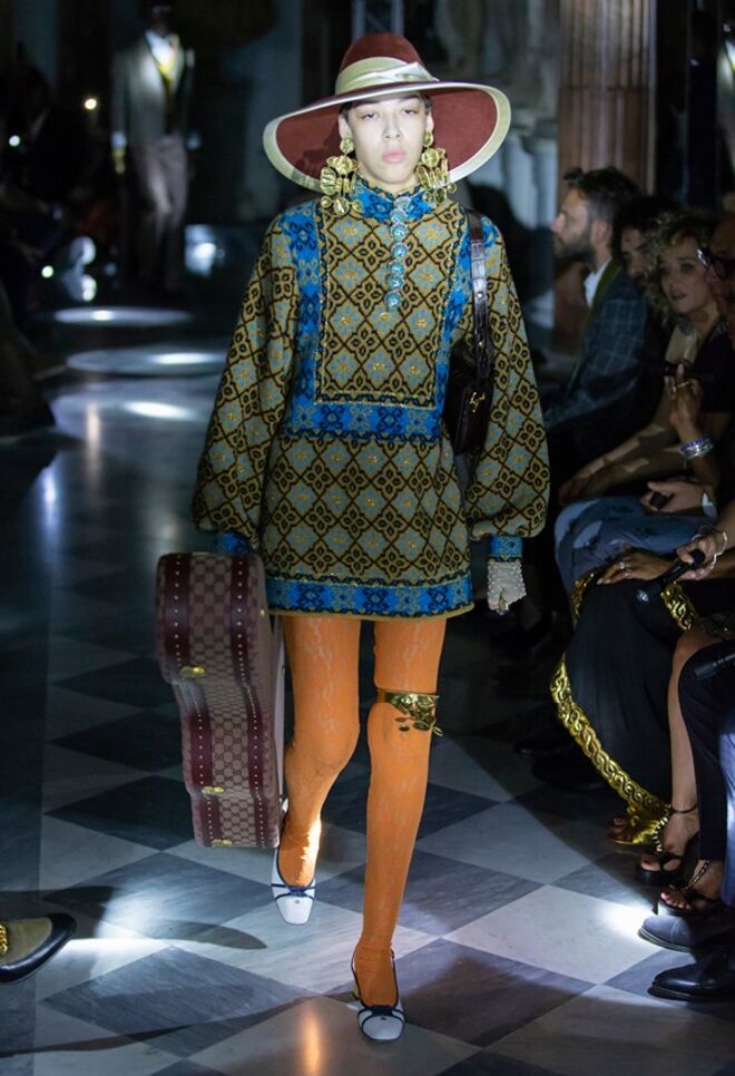 Desfile Gucci coleção Cruise 2020 
