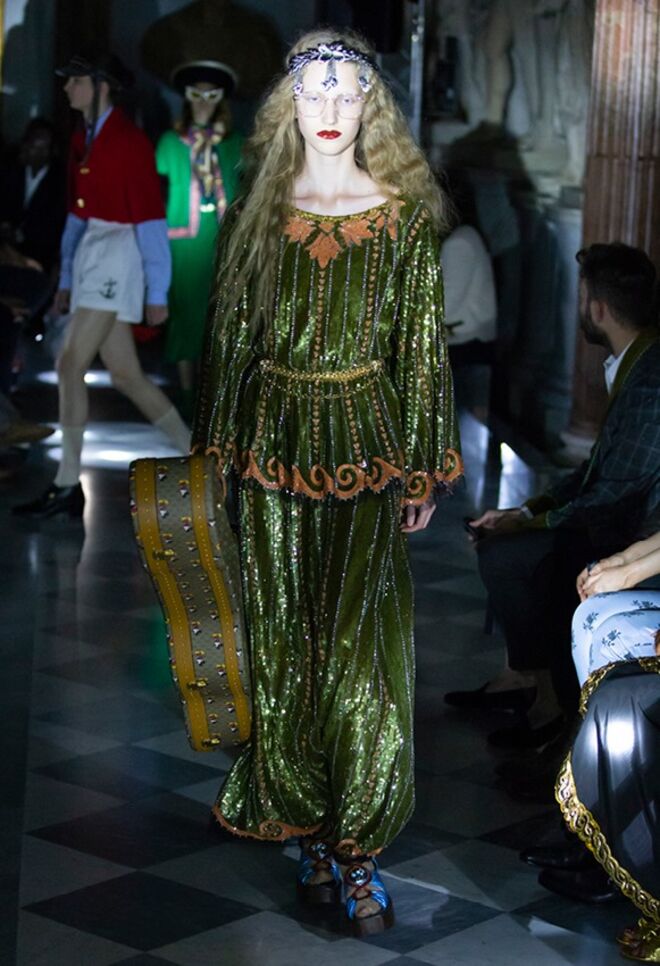 Desfile Gucci coleção Cruise 2020 
