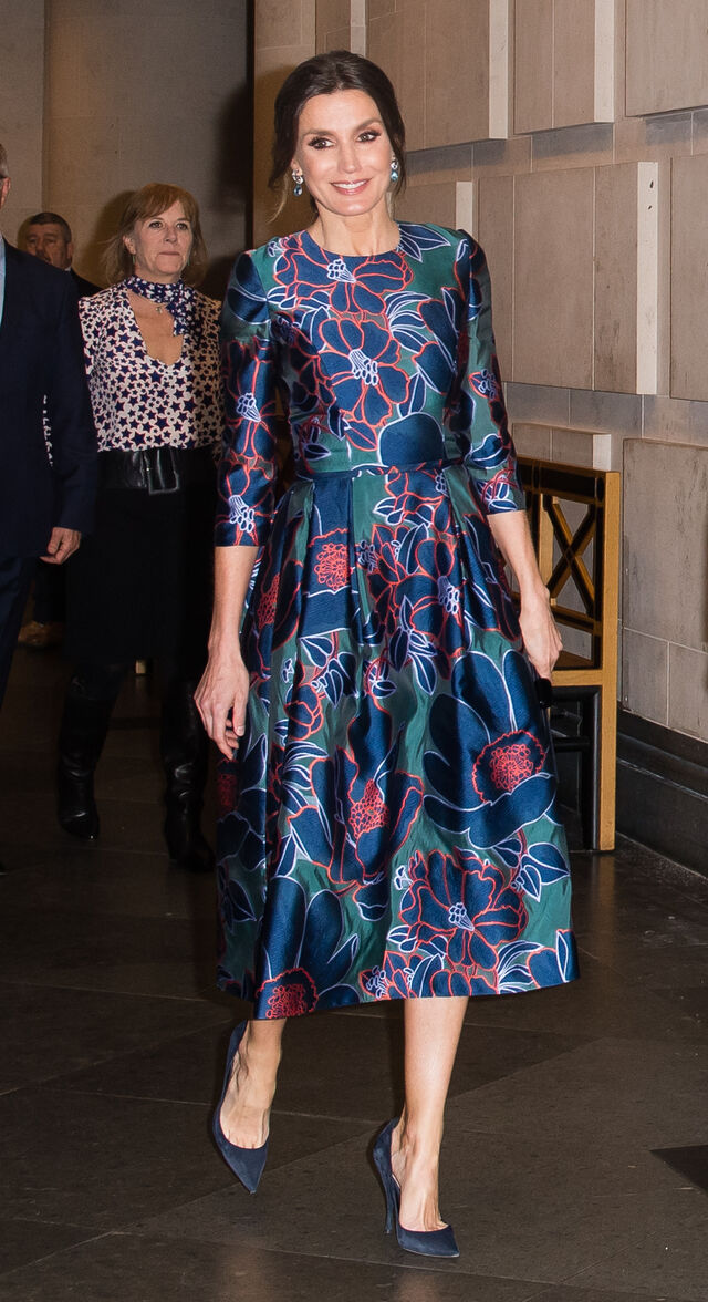 Rainha em visita a exposição 'Agneli' em Burgos