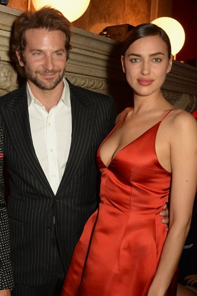 Bradley Cooper e Irina Shayk na festa da L'Oreal Paris Red Obsession, 2016