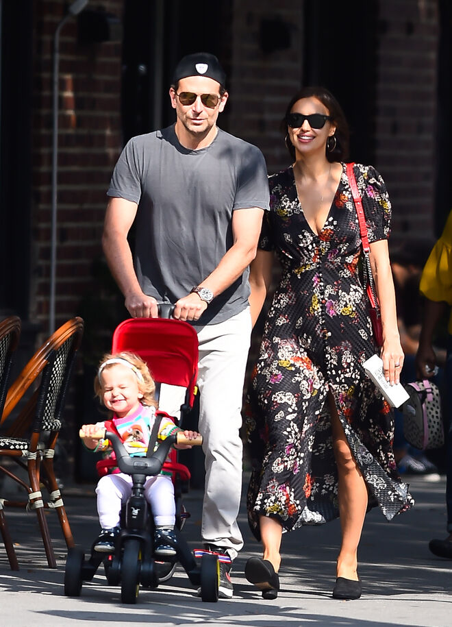 O casal em passeio com a filha Lea em Nova Iorque, 2018